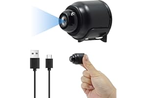 SELURK Mini cámara Espía Inalámbrica HD 1080p con Visión Nocturna, Detección de Movimiento y WiFi - Cámara de Seguridad Oculta para Vigilancia Interior/Exterior, Seguridad para Bebés, Oficina y Hogar