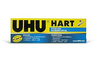 UHU HART 3-64141 Colle spéciale pour le montage de petites pièces dans le modélisme Boîte pliante 35 g Transparent