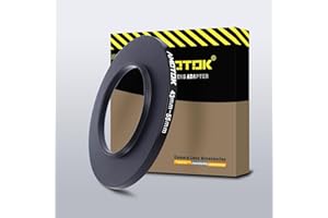 AMOTOK 43mm Lens to 55mm Camera Lens Adapter,43mm to 55mm Filter Step-Up Adapter Ring,Compatible All 55mm Filter Accessory