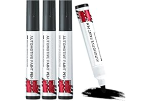 Hpbaggy 3 lápices de retoque para coche, color negro, reparación de arañazos, resistente al agua, para arañazos, motocicletas, decoloración y arañazos