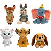 Simba 6315876247NPB - Disney Hayvan Dostları Peluş Oyuncakları - Disney Hayvan Dostları Peluş Oyuncakları Gibi, Bambu, Damga,