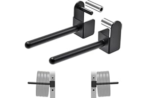 Kipika Soporte para discos de peso para rack de potencia de 2 x 2 y 3 x 3 pulgadas, accesorio de estante de potencia para discos de peso, estante de almacenamiento de peso para rack de potencia, se