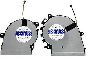 JISHIYUFS Nouveau CPU+GPU Ventilateur de Refroidissement pour Lenovo Yoga 530-14IKB 530-14ARR 530-14ISK Flex 6-14IKB 6-14ARR Series DFS150705BR0T FKJH FKGH DC5V 0.5A
