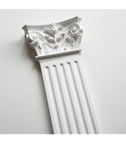 Ornamento Parete HEXIM In PU - Decorazione Per Interni Ed Esterni 173x328mm - Foto 5