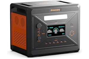CELLPLAY Greenery G2500 Generateur Electrique Portable, 2304 Wh Batterie LiFePO4 Station Electrique, 2500 W (4800W Pic) 230 V Groupe Electrogene Solaire pour Camping, Voyage Maison/Bureau