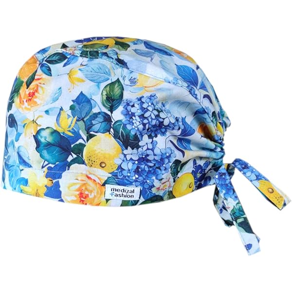 Produktbild von OP-Haube Aus Baumwolle Für Langes Haar - Verstellbar Mit Pferdeschwanz-Tasche