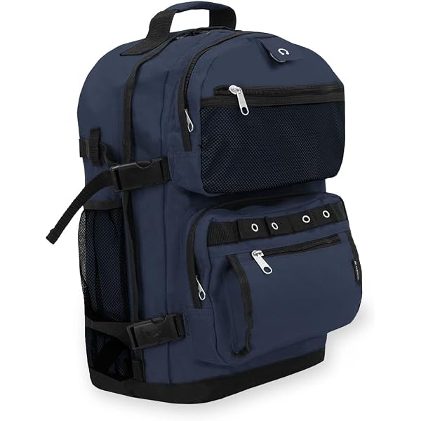 Everest Journey Pack Backpack - Black, 18L Capacity, 600D Polyester, Vegan Suede Bottom
