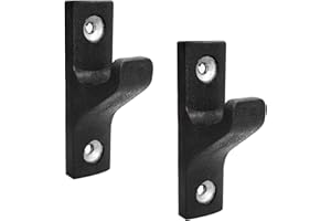 Aoneky Support Mural pour Barre Olympique, Charge 100KG/300KG - Rack de Stockage en Acier Massif pour Barre Curl, 1 Paire, Rangement pour Barre d'Haltère à Gym Domicile