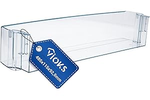 VIOKS Flaschenhalter Kühlschrank 485 x 115 x 92,5 mm Ersatz für Zanussi 224661315/8 Kühlschrank Türfach - Flaschenablage Kühlschrank Privileg Electrolux Rex & Zanker Kühlschrank Ersatzteile