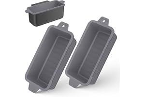 OLIGGIVE 2 PCS Silicone Grease Cup Liners for Blackstone 36 28 22 17 Inch Griddle,Reusable Grease Catcher Cup Liner Grill Grease Tray,Durable Drip Pans Blackstone Griddle Accessories,Grey