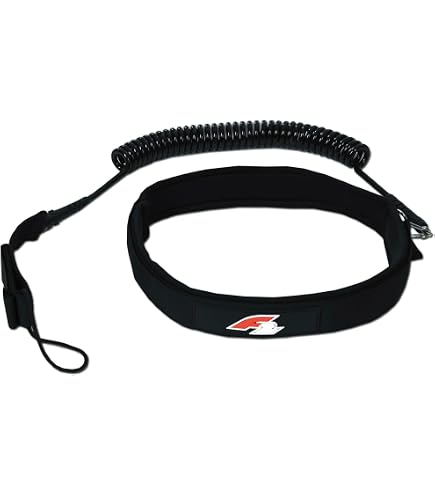 Quick Release Waist Belt For Paddle Board SUP Surf Leash Waist Belt With Quick Release - 10 Ft Coiled Paddle Board Leash For Safety Paddle Board Quick Release Leash