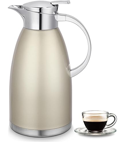 Thermal Carafe Stainless Steel PYKAL Thermal Coffee Carafe With