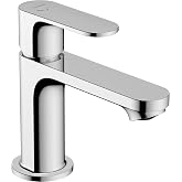 hansgrohe Rebris S 72514000 Single Lever Washbasin Mixer Tap 80 CoolStart without Drainer, Chrome