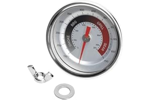 SafBbcue Thermometer Gauge for Masterbuilt MB20040220 MB20040221 MB20041220 Gravity Series 560 800 1050 Digital Charcoal Grill and Smoker Combo Heat Indicator Grill Temp