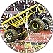 Produktbild Big Foot Jam Monster Truck School Bus Wanduhr 25,4 cm Will Be Nice Gift und Raum Wand Decor E255