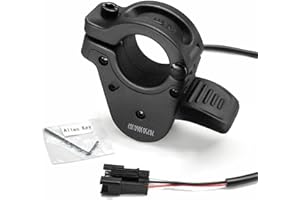 HUDAMZKY Electric Bicycle Accessorie 300X Thumb Throttle Left/Right Finger Throttle 24V 36V 48V 60V 72V Universal Voltage