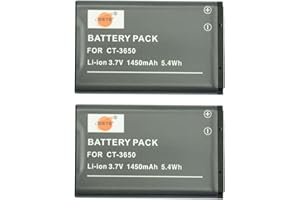 DSTE DE DSTE® 2x CT-3650 de remplacement Li-ion Batterie pour ContourHD 1080P, ContourGPS, Contour+2