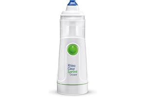 ‎FLAEM Flaem, Rhino Clear Sprint, Tragbare Nasendusche für Kinder und Erwachsene, Behandlung der Oberen Atemwege bei Erkältung, Nebenhöhlenentzündung und Allergien, Batteriebetrieben, Made in Italy