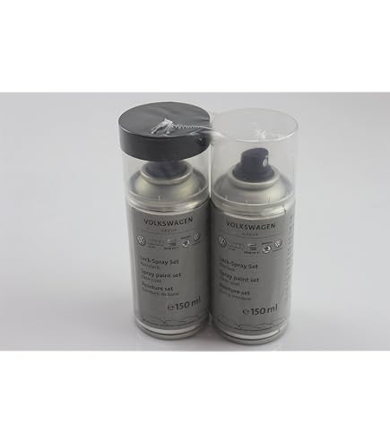 Autolack Spraydosen Set Für Kunststoff Für Audi LY7H Akoyasilber Metallic
