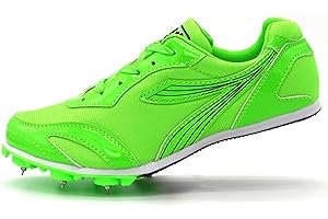 Zeihyeurus Leichtathletik Herren-Mittelstrecken-Laufschuhe Unisex-Leichtathletikschuhe Leichtathletik Spike Schuhe Track Spike Schuhe rutschfeste VerschleißFest Gelten Jungen MäDchen Damen Herren