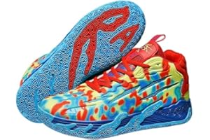 Bolognifi Uniseksowe buty do koszykówki z wysoką cholewką, antypoślizgowa gumowa podeszwa, idealne do treningów i gier na świeżym powietrzu