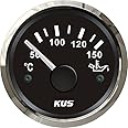 52 Mm Water Temp Temperature Gauge 40 120 Water Temp Meter Indicator For Yacht M