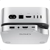 Mac Mini M6, M5 Pro, M4/M4 Pro Hub &amp; Dock with 4K HDMI and 8TB M.2 SSD | PULWTOP USB C Hub with USB-A, SD/TF, Audio, Aluminum