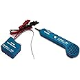 PeakTech 3434 - Line Finder for Lines and Telephone Cables with Continuity Tester and Sound Signal, Crocodile Clips, Telephon