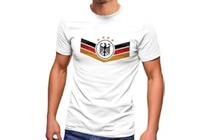 MoonWorks® Camiseta de fútbol de Alemania para hombre, diseño de bandera nacional de Alemania