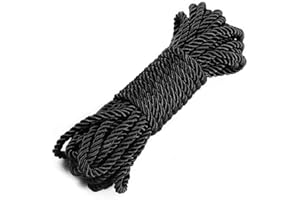 Wolike Multipurpose Rope Powerful Soft Rope 100% Nylon Rope Durable Long Rope (10m / 32ft)