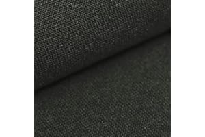 NOVELY® AUEN Premium Möbelstoff | Webstoff | fein gewebter Polsterstoff | Meterware | Bezugsstoff | 1 lfm | 26 Farben (17 Graphit)