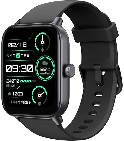 Blueshaweu Chargeur Magnétique USB Pour Montre Connectée Loddery IDW19 – Compatible TOOBUR / AIMIUVEI IDW19 1.8" (Noir, 1m)