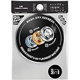 IFB Laundrimagic 3-in-1 8.5/6.5/2.5 Kg Inverter Washer Dryer Refresh(Executive ZXS, Silver)