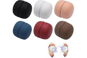 GLANZEND 6 Pcs Hijab Magnets, Strong Hijab Magnets, Versatile Colourful Magnetic Scarf Closure, Pinless Brooch, Hijab Pins Buttons for Women, Clothing, Scarves (Matte)