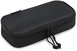 Waytex 93165 Oval XL extra stor kapacitet pennfodral med fickor organisatör för skola, kontor, förvaring, kosmetika