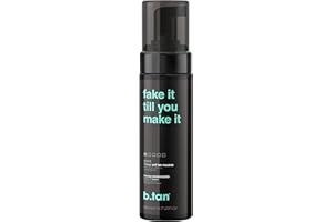 b.tan Dark Self Tanner | Fake It Till You Make It - Fast, 1 Hour Sunless Tanner Mousse, No Fake Tan Smell, No Added Nasties, Vegan, Cruelty Free, 6.7 Fl Oz