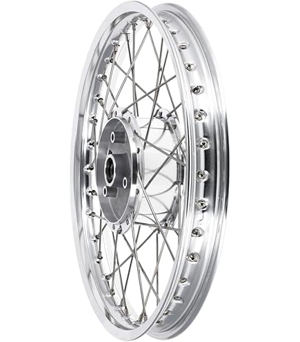 MZA Spoke Wheel 1.5 X 16 Inch Aluminium Rim, Blue Anodized, Stainless Steel Spokes - Simson S50, S51, KR51 Schwalbe, SR4 - View #13