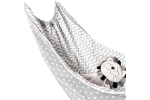 HOMU Kids Hammock Swing Toddler Hanging Seat Basket Portable Cotton Child Baby Hanging Sleeping Hammock Bed Household Hammocks Camping Hammock for Indoor/Outdoor Home Bedroom Deck Backyard Garden Travel