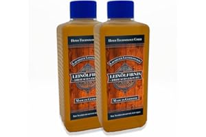 HOYO TECHNOLOGY GMBH 500 ml Leinöl Firnis Holzöl Holzschutz Holzpflege dreifach gekocht und harzfrei