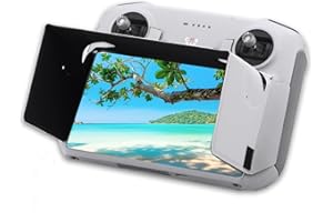 BRDRC Pare-soleil Mini 3 Pro RC pour télécommande DJI RC 2, compatible avec DJI Mini 4 Pro/Mavic 3 Pro/Air 3/Mini 3 Drone Coque de protection Accessoires