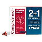 Complidermol&reg; 5&alpha; PLUS Anti-fall 180 Capsules Pack 2+1 Month Gift | 3 months at the price of 2 | New Advanced Formula for Stro