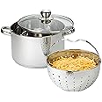 Beyond Edelstahl Kochtopf Groß, 24 Cm Durchmesser, Pastatopf Mit