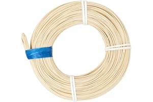 famos Peddigrohr Blauband Beste Qualität Flechtmaterial Peddig Natur Verschiedene Stärken ca. 125g (1,5mm)