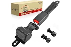 Roykaw Retractable Golf Cart Seat Belt Kit Compatible with EZGO, Yamaha, Club Car, Go Kart Seat Belt, UTV
