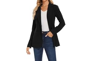 MINTLIMIT Women's Blazer Suit Jacket, Notched Lapel, One Button, Patch Pockets, Mint, Standard Length, Polyester, Long Sleeve, Business&Casual