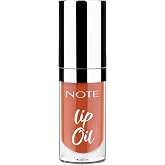 Note Cosmetics Lip Oil 50 Creamy Caramel Nemlendirici ve Parlatıcı Dudak Bakım Yağı, Kahverengi