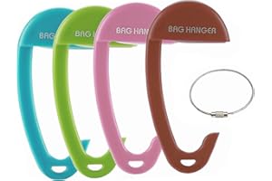 OOTSR Crochets de Sac à Main pour Tables de Bureau [Lot de 4], cintres Portables pour Sac à Main en ABS Crochets pour Sac à Main pour Femmes Suspendus à Un Bureau dans Le café ou dans la bibliothèque