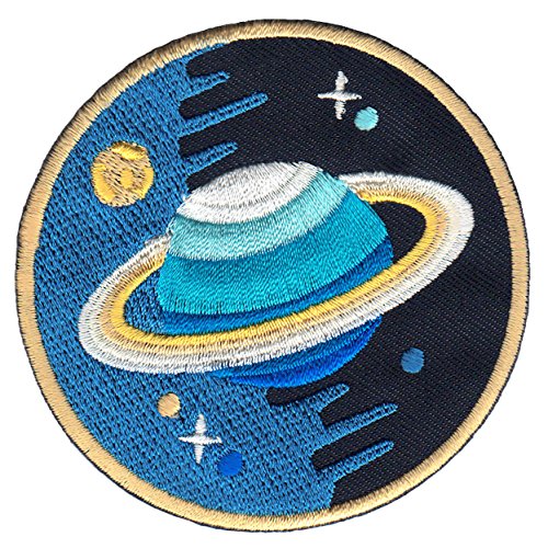 Preisvergleich Produktbild Saturn Planet Aufnäher Bügelbild