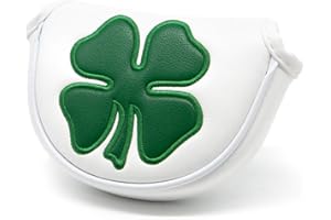 Barudan Golf Putter Cover Halbe Schlägerhaube, magnetischer Schlägerschutz für Odyssey, Scotty Cameron, Taylormade, Cleveland etc