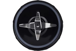 OUKENS Blender Blade, Pièces de rechange pour lames croisées et plates pour lame de mélangeur, presse-agrumes 250W et mélangeur pour Magic Bullet, Lame de Remplacement (Porte-outil croisé)